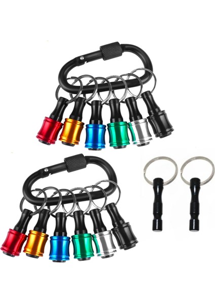 1/4 Inç Altıgen Uç Tutucu Anahtarlık, Anahtarlık Uzatma Çubuğu Tornavida Uç Tutucu Soket Adaptörü (Yurt Dışından)