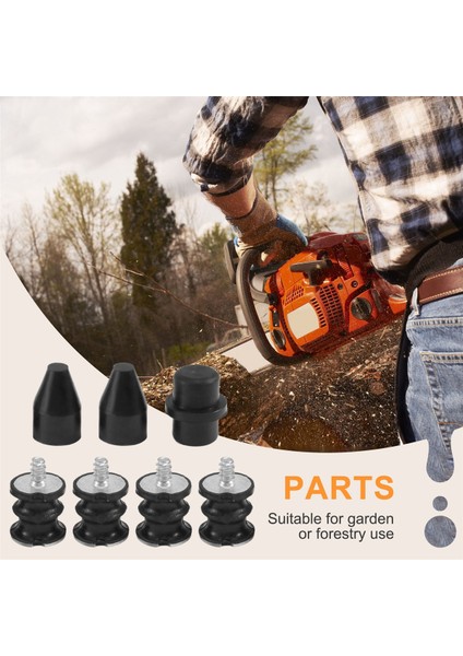 Adet Kauçuk Ön Sap Izolatör Tampon Şok Montaj Elemanları Seti Husqvarna 136, 137, 141, 142 Testere Parçalarına Uygun (Yurt Dışından) fırsatları