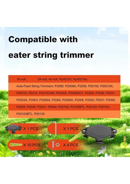 Ryobi 18V, 24V ve 40V RY40210, RY40210A Düzelticiler Için 10 Hızlı Yükleme Bıçağına Sahip Plastik Bıçaklı Düzeltici Kafası (Yurt Dışından) indirimleri