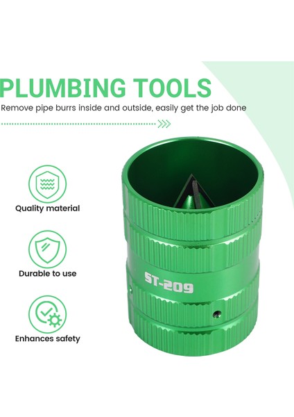 Boru Raybalama Aleti [tesisatçıların Verimli Yardımcısı] Bakır Pvc Boru Temizleyici, Boru ve Boru Raybası Için Çapak Alma Aleti (Yurt Dışından) indirimleri