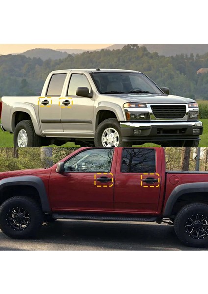 Chevy Colorado Gmc Canyon Isuzu 2004-2012 Lhd Için Araç Dış Kapı Kolu Takımı 79317 GM1310141 (Yurt Dışından) modelleri