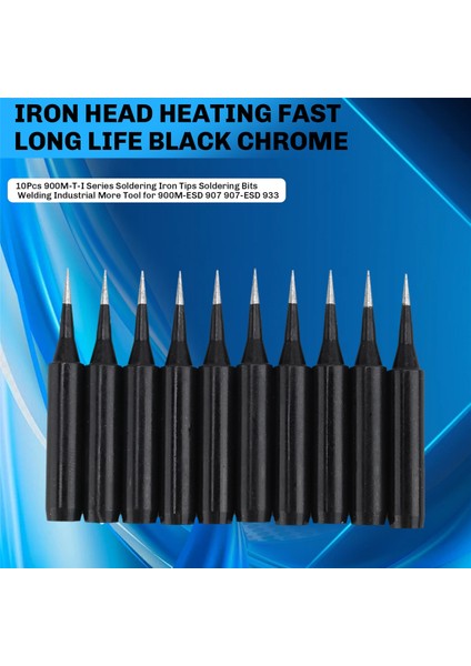900M-TI Serisi Lehimleme Uçları, Lehim Uçları, Endüstriyel Kaynak Aletleri ve 900M-ESD 907 907-ESD 933 Için 10 Adet (Yurt Dışından) fırsatları