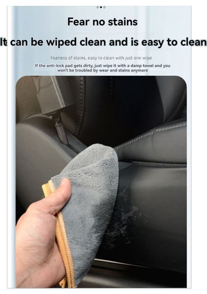 Tesla Model 3 Araba Koltuğu Koruma Deri Minderi M3 Karbon Fiber A Için Araba Koltuğu Tekmeleme Önleyici Mat Koltuk Yanı Kir Önleyici Ped (Yurt Dışından) fiyatları