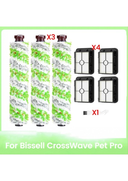 Bissell Çok Yüzeyli Fırça Için 8 Parçalı Fırça Filtresi Yedeği (Yurt Dışından)