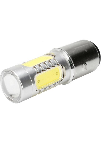 12V H6 BA20D 4 Cob LED Beyaz Ampul Moped Atv Farı Için (Yurt Dışından) modelleri