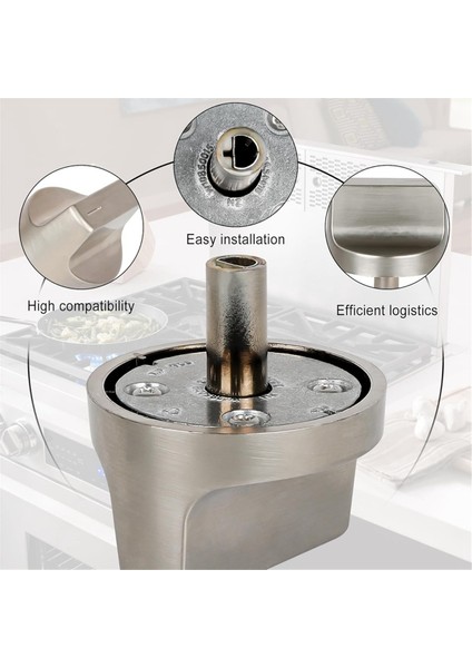 Whirlpool Gazlı Ocaklar W11122869, W10850033 Için 4 Adet W11517334 Fırın Ocağı Düğmesi Montajı Değişimi (Yurt Dışından) modelleri
