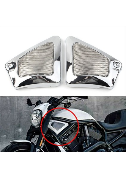 Harley V-Rod Vrscd Vrscdx Vrsca 2002-2017 Için 1 Çift Sol ve Sağ Ön Hava Kutusu Çerçeve Boyun Yan Kapağı (Yurt Dışından) fiyatları