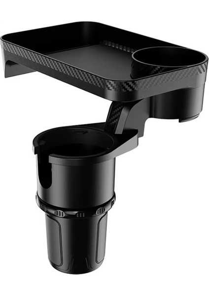 Premium Araba Bardak Tutucu Genişletici Çok Fonksiyonlu Içecek Tutucu, Yiyecek Masası ve Atıştırmalıklar Için 360 Derece Ayarlanabilir Taban Tepsisi (Yurt Dışından)