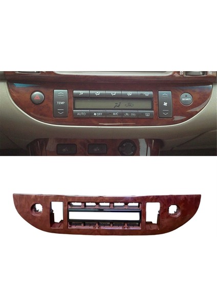 Toyota Camry 2002-2006 Abd Versiyonu Için Araç Merkezi Kontrol Klima Paneli Kapağı A/c Ayar Düğmesi Çerçevesi (Yurt Dışından) indirimleri