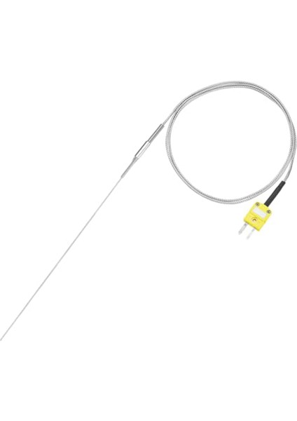 Fişli K Tipi Termokupl, Metre Sıcaklık Sensörü Probu -50 Ila 1100°C, 3,3 Ft Kablo 2,5X300 mm (Yurt Dışından)