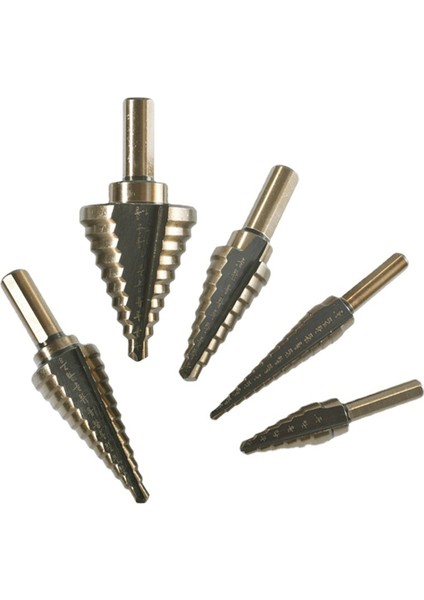 Adet Hss 4241 Kobalt Kademeli Matkap Ucu Seti Metal Delme Deliği Aletleri, Metal Demir Alüminyum Bakır Çelik Için Konik Matkap Uçları (Yurt Dışından) indirimleri