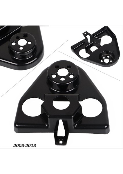 Harley Road King Flhr Custom 2003-2013 Için Siyah Gidon Yükseltici Kılıfı (Yurt Dışından) indirimleri