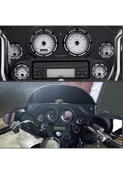Harley Için 4 Inç Hız Göstergesi Göstergesi 2 Inç Patlama Çerçevesi Kiti (Yurt Dışından) fiyatları