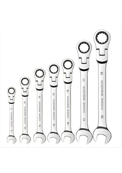 7 Parça Cırcırlı Anahtar Seti, Standart Metrik Kombinasyon Anahtar Seti (Yurt Dışından)