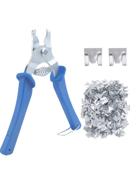 Evcil Hayvan Kafesi Için 300 Adet Tel Kafes Kelepçesi, 1 Adet Pense (Mavi) (Yurt Dışından) fiyatları