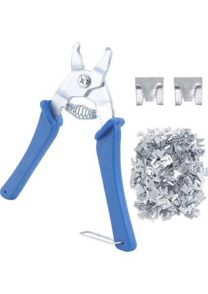 Evcil Hayvan Kafesi Için 300 Adet Tel Kafes Kelepçesi, 1 Adet Pense (Mavi) (Yurt Dışından) modelleri