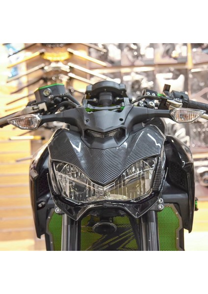 Kawasaki Z900 Için Karbon Üst Ön Far Kaplama Gagası (Yurt Dışından) indirimleri