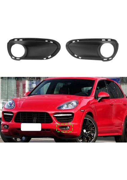 Porsche 958 Cayenne Turbo Gts 2011-2014 Araç Ön Sis Lambası Dekoratif Kapağı 95850509300 95850509400 (Yurt Dışından) modelleri