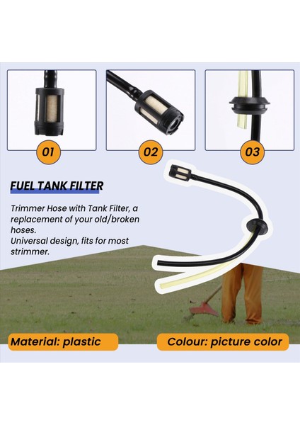 Adet/takım Trimmer Çalı Kesici Için Yedek Yakıt Hortumu Boru Filtresi (Yurt Dışından) fırsatları