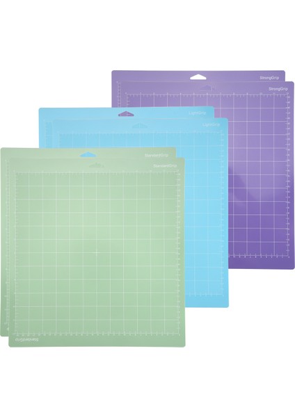 Cricut Maker/maker 3/explore 3/air 2/air Için Kesme Matları, 6'lı Paket (12X12 Inç, Standart Tutuş/hafif Tutuş/güçlü Tutuş) (Yurt Dışından) modelleri