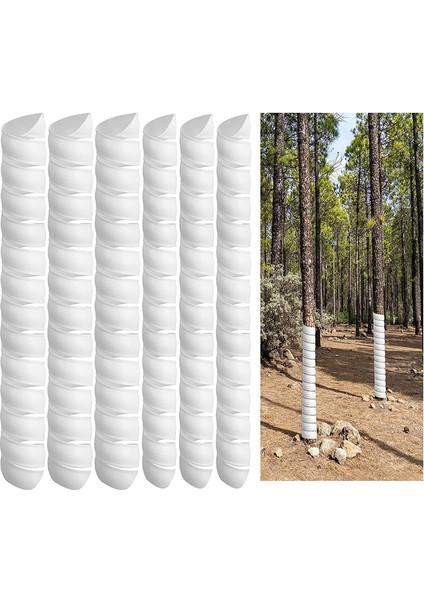 6 Parça Ağaç Gövdesi Koruyucu, Plastik Spiral Ağaç Koruyucu - Ağaç Kabuğu Koruyucu Tüp Sarma, Fidanları ve Bitkileri Korumak Için (Yurt Dışından) modelleri