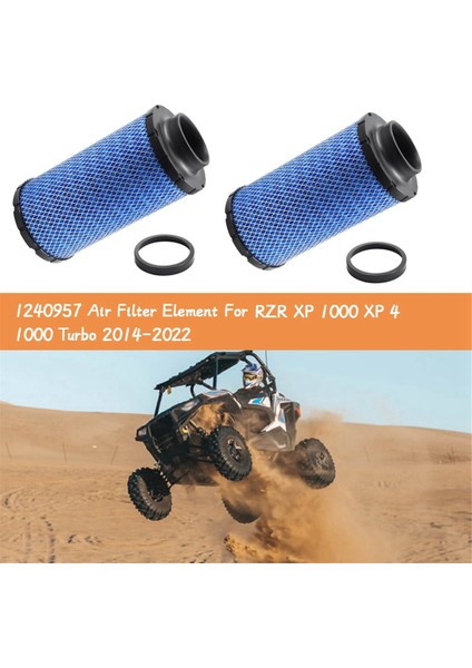 Polaris Için 2 Adet 1240957 Motor Hava Filtresi Elemanı (Yurt Dışından) fiyatları
