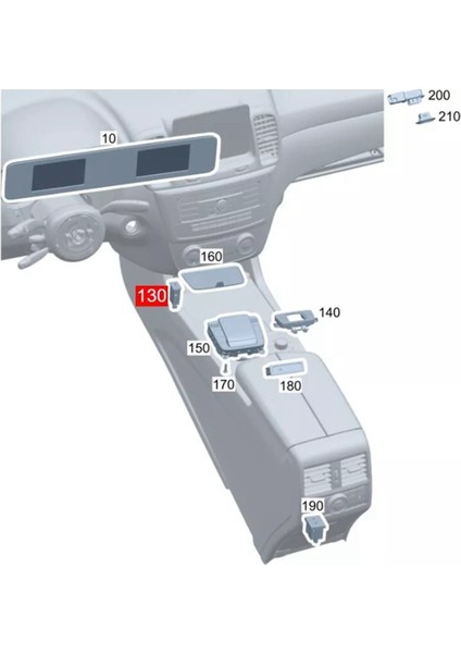 Mercedes-Benz C118 W177 W247 X253 2019-2023 Type-C Hub Multimedya Ünitesi Için A2478209000 Araç USB Şarj Portu Modülü (Yurt Dışından)