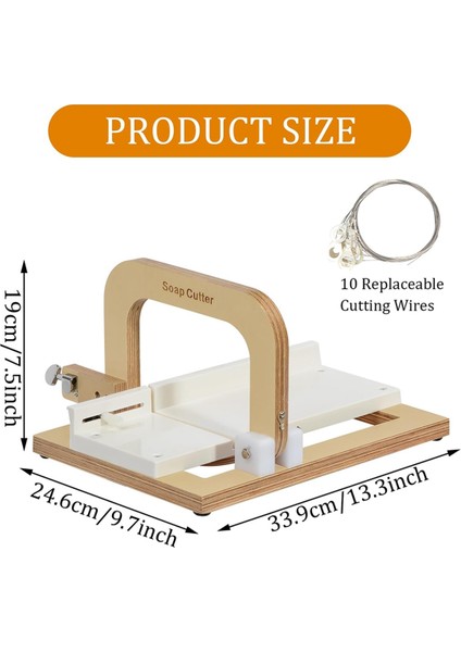 Ahşap Sabun Kesici, Tel Sabun Kesiciler, El Yapımı Sabun Somunu, Mumlar, Peynir Için Ayarlanabilir Paslanmaz Çelik Kesme Aleti (Yurt Dışından) modelleri