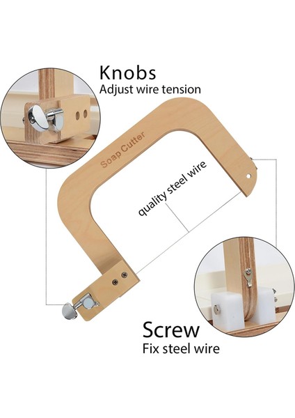 Ahşap Sabun Kesici, Tel Sabun Kesiciler, El Yapımı Sabun Somunu, Mumlar, Peynir Için Ayarlanabilir Paslanmaz Çelik Kesme Aleti (Yurt Dışından) indirimleri