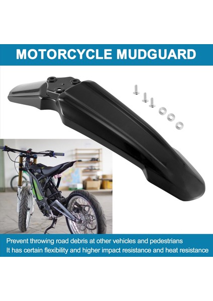 Sur-Ron Light Bee Kir Bisikleti Motosiklet Aksesuarları Için Ön + Arka Çamurluk Koruyucu, Siyah 2 Adet (Yurt Dışından) fırsatları