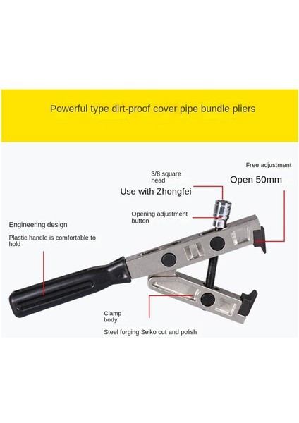 Ağır Hizmet Tipi Cv Bot Bant Kelepçesi/klips Pensesi (Yurt Dışından) fiyatları