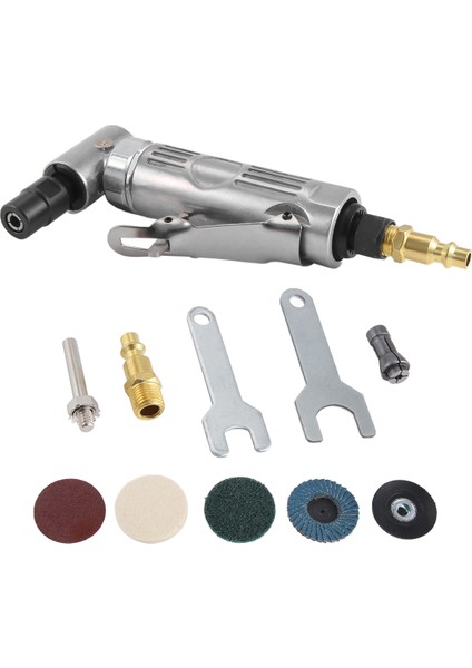1/4 Inç Hava Açılı Kalıp Taşlama Makinesi 90 Derece Pnömatik Taşlama Makinesi Kesme Cilalama Makinesi Değirmeni Gravür Aletleri Seti Anahtarlı (Yurt Dışından) modelleri