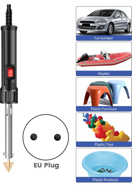 150W Plastik Kaynak Makinesi Elektrikli Lehimleme Demiri Ev Kaynak Aletleri Otomobil Tampon Bakım Aletleri Ab Fişi (Yurt Dışından) modelleri