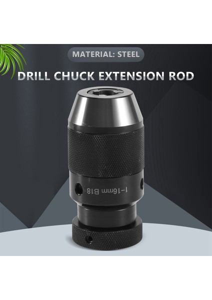 Anahtarsız Matkap Mandren 1-16MM B18 + Mt3 M12 DIN228A Morse Konik Mil (Yurt Dışından) fiyatları