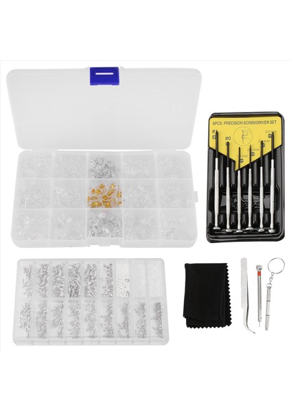 Gözlük ve Güneş Gözlüğü Tamir Seti, Gözlük Tornavidalarıyla Birlikte (Yurt Dışından) fiyatları