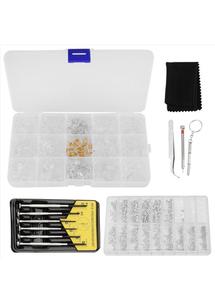 Gözlük ve Güneş Gözlüğü Tamir Seti, Gözlük Tornavidalarıyla Birlikte (Yurt Dışından) modelleri