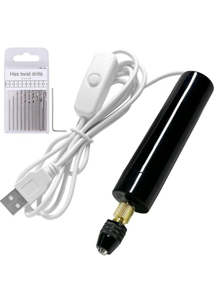 Elektrikli Reçine Matkap Seti, Çok Amaçlı Pim Mengene El Matkabı Reçine Malzemeleri, Reçine, Ahşap, Mücevher ve Plastik (Yurt Dışından)