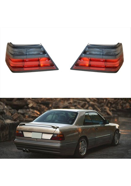 Mercedes-Benz E-Serisi W124 E 180 E200 1986-1995 A1248206164 A1248204266 Için 1 Çift Kırmızı + Dumanlı Araç Arka Stop Lambası (Yurt Dışından) indirimleri