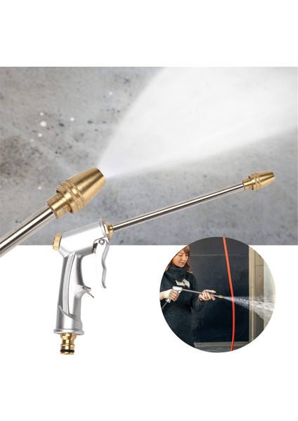 Bahçe, Ev, Tüm Metal Emzik Tipi Uzatma Çubuğu, Araba Yıkama Aluminyum, Gümüş Araç Yıkama Nozulu Sprey Nozulları (Yurt Dışından) fiyatları