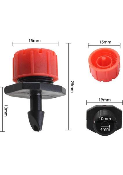 500 Adet Sekiz Delikli Ayarlanabilir Debili Bahçe Damlatıcıları, Bahçe Sulama Nozulları, Avlu Sera Sulama Nozulları (Yurt Dışından) modelleri