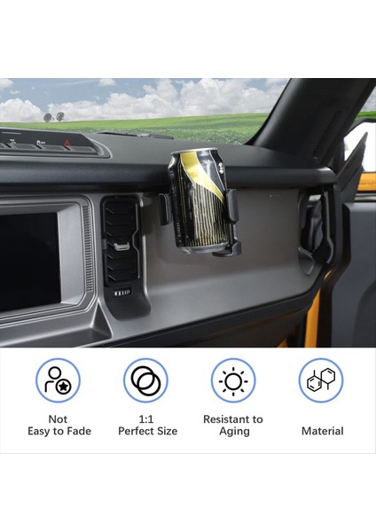 Ford Bronco 2021-2024 Aksesuarlar Için Çok Fonksiyonlu Içecek Kupası Telefon Sahibi 2&#39 De 1 Bolt-On Stand Braket Organizatör (Yurt Dışından) fırsatları