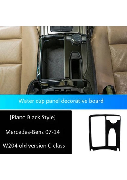 2x Araç Merkezi Konsol Su Kupası Tutucu Çerçeve Kapak Trim Mercedes Benz C Sınıfı W204 C180 C200 2007-2014 (Rhd) (Yurt Dışından) fiyatları