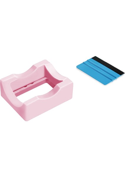 El Sanatları Yapımı Için Küçük Silikon Bardak Beşiği, Dahili Yuvalı ve Keçe Kenarlı Silecekli Çıkartma Kazıyıcılı Bardak Tutucu (Yurt Dışından)