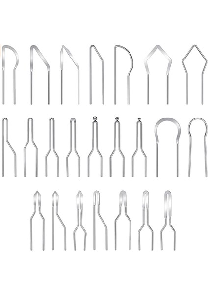 23 Adet Pirografi Tel Ucu, Isı Şekilli Tel Kalem Uçları, Ahşap Yakma Için (Yurt Dışından)