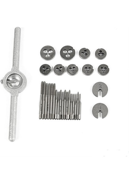 31 Parça Metrik Kılavuz ve Kalıp Seti El Kılavuz Matkap Ucu Vida Kılavuz Hss Diş Kalıp Anahtarı Saplı Kılavuz ve Kalıp Seti (Yurt Dışından) fiyatları