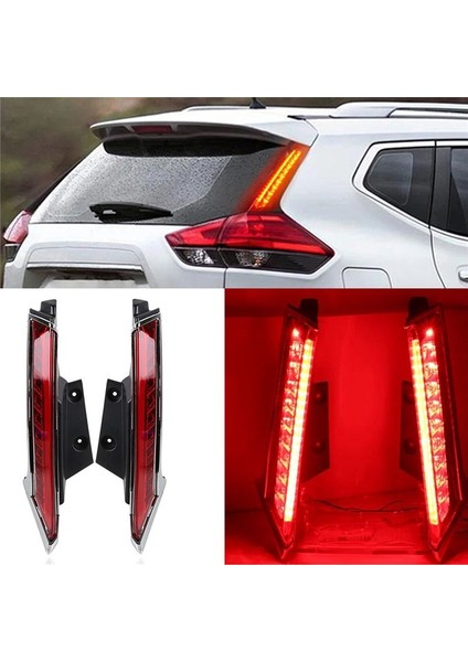 Nissan Için 3'ü 1 Arada Fonksiyonlu LED Arka Sis Lambası Fren Lambası (Yurt Dışından) fırsatları