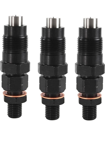 Mitsubishi L2E L3E S3L S4L S3L2 S4L2 S4S Ham Petrol Motoru Için 3 Adet Yakıt Enjektörü MM435-94101 (Yurt Dışından)