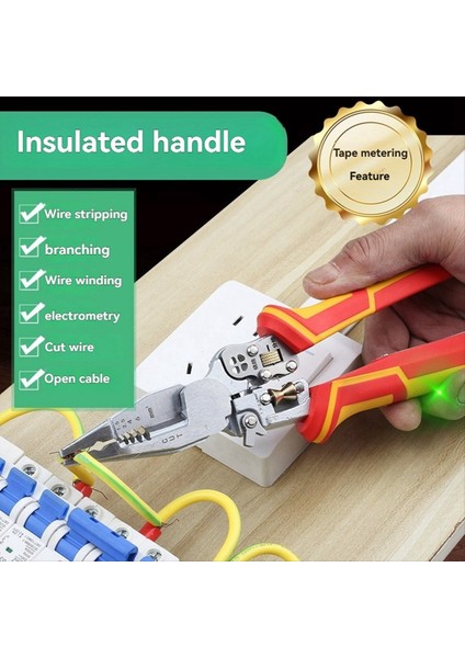 9'u 1 Arada Çok Işlevli Elektrikçi Pense Güç Ölçüm Teli (Yurt Dışından) modelleri