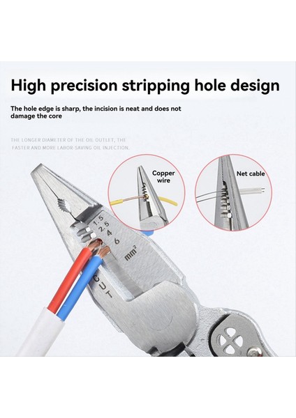 9'u 1 Arada Çok Işlevli Elektrikçi Pense Güç Ölçüm Teli (Yurt Dışından) fırsatları