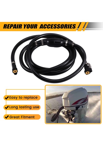 Johnson Evinrude Brp Yakıt Hattı Tertibatı 3/8 Inç Dıştan Takma Motor Benzin Hortumu Için (Yurt Dışından) fırsatları